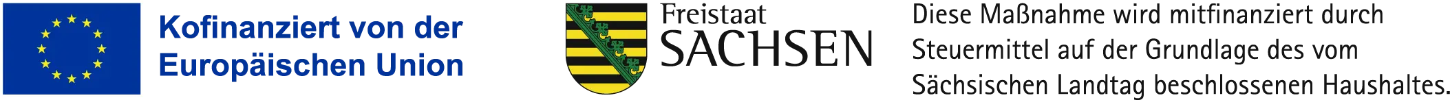 Kofinanziert von der Europäischen Union und dem Freistaat Sachsen